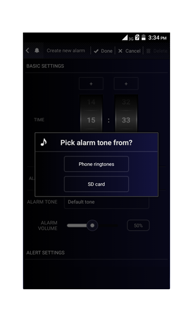 Soft alarm clock - proizvoljni ton alarma